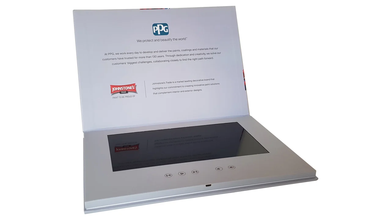 A4 Video Brochure landscape